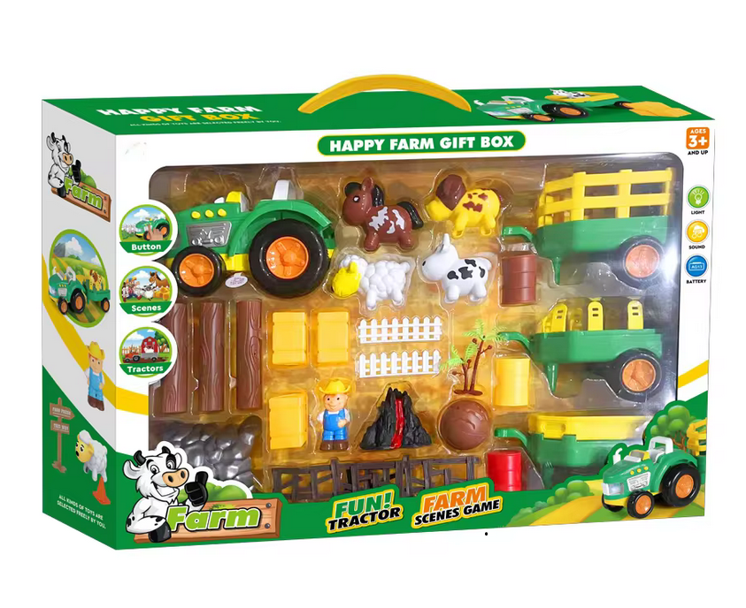 Farm play set with vehicle and accessories - 500-753 - 305245