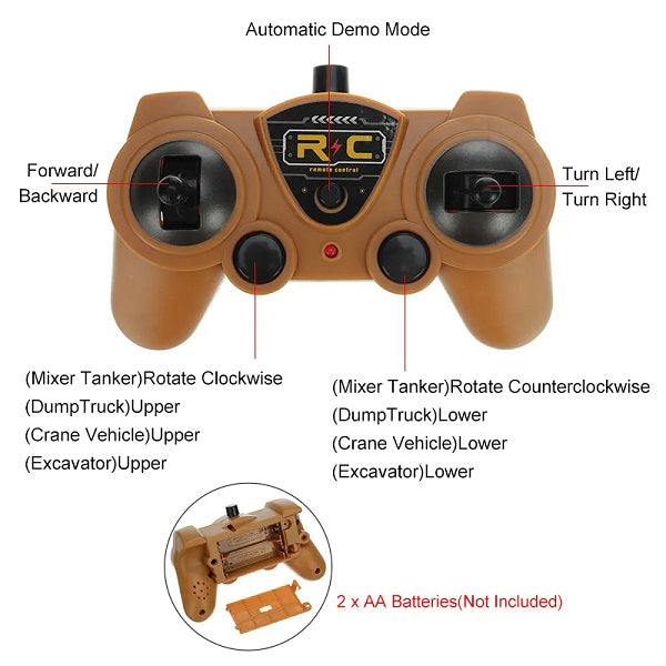 RC vehicle - Concrete mixer - A8863-917 - 3.7V - USB - 308282