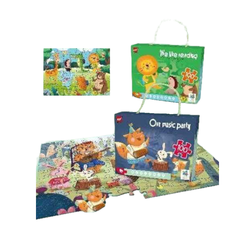 Παιδικό puzzle 100 κομματιών - Animals - 61001 - 310438 - iThinksmart.gr