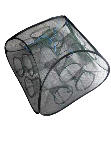 Foldable fishing trap - 13-entrance cage - 931368