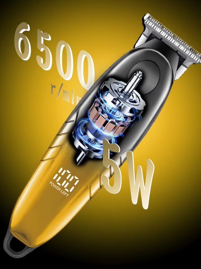 Hair clipper - KM-1742 - Kemei - Gold