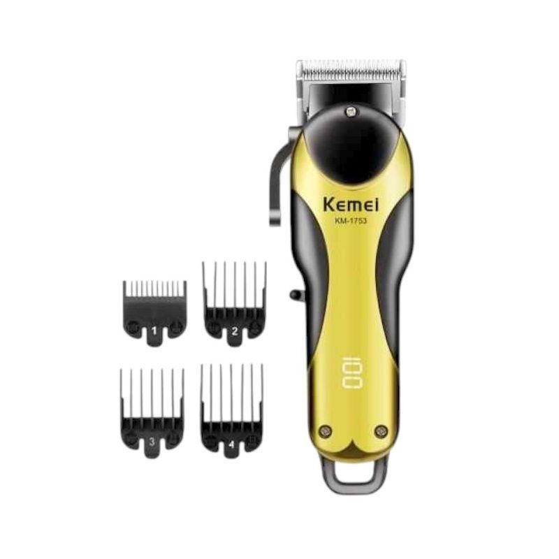 Hair clipper - KM-1753 - Kemei - Gold