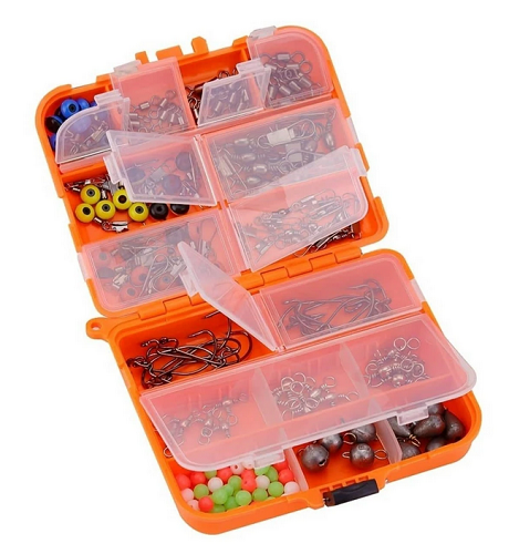 Set of fishing accessories in case - 026 - 165pcs - 31805