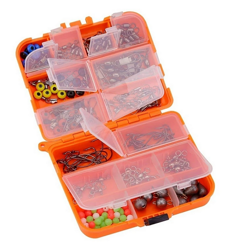 Σετ αξεσουάρ ψαρέματος σε θήκη - 026 - 165pcs - 31805 - iThinksmart.gr