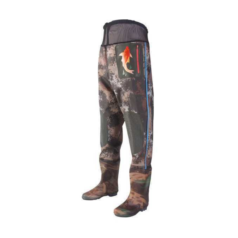 Waterproof fishing pants with galoshes - No.45 - 831882