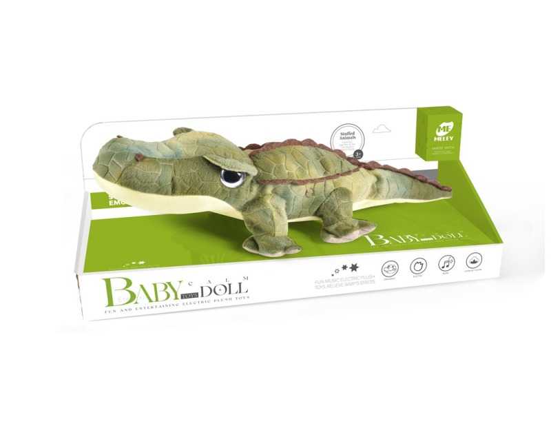 Λούτρινος ηλεκτρονικός Κροκόδειλος με κίνηση & ήχο - Mi-301Z - 917132