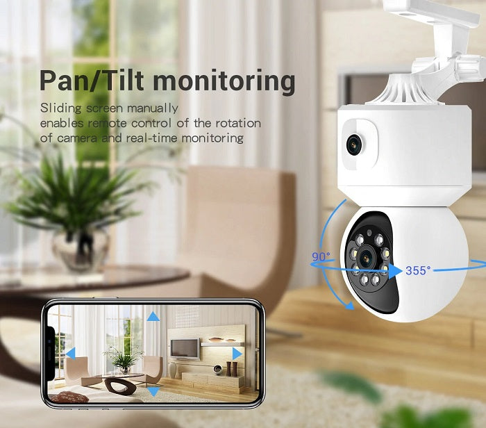 Dual IP security camera - Security Camera - WiFi - 322039