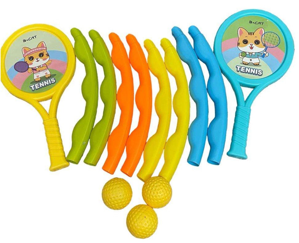Children's Tennis-Badminton &amp; Hula Hoop Set - JZ7752 - 325103