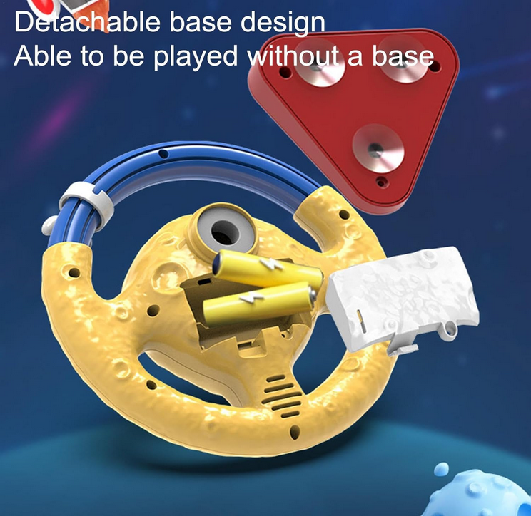 Electronic steering wheel - KX5703 - 325125 - Yellow/Blue