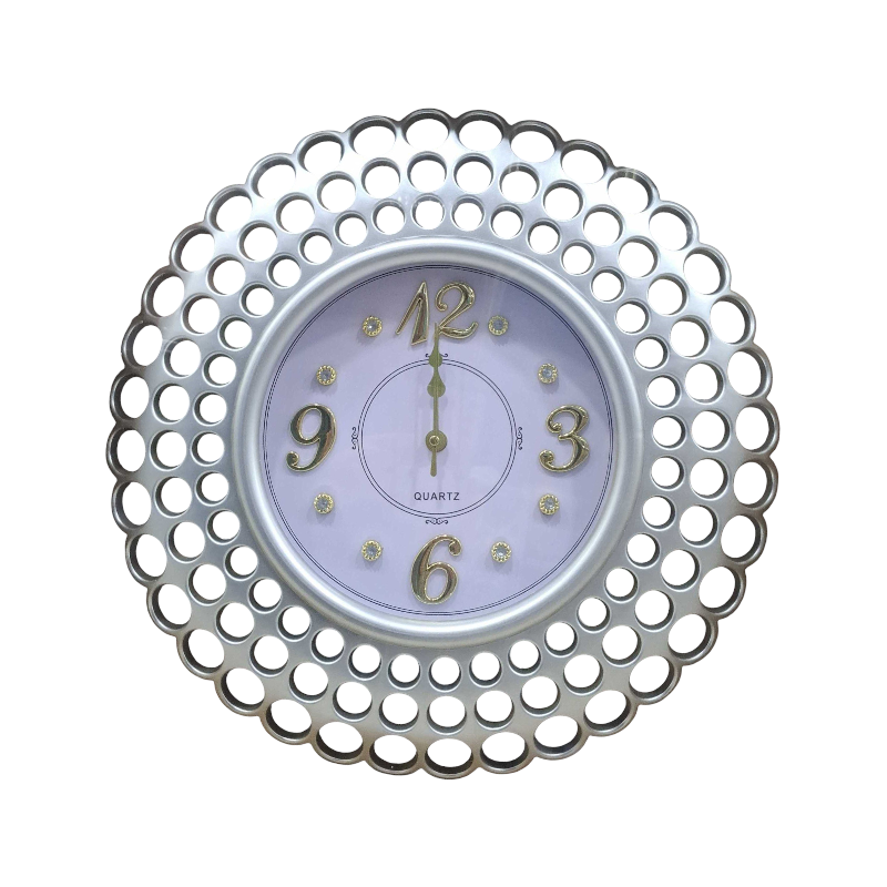 Wall clock - Vintage - CZK-861T - 368613 - Silver