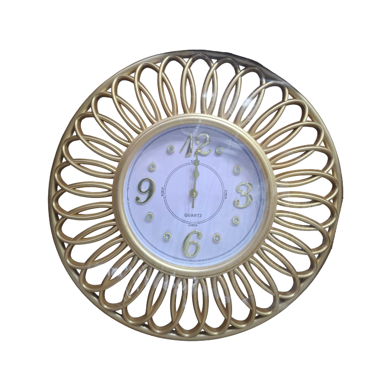 Wall clock - Vintage - CZK-869T - 368699 - Gold