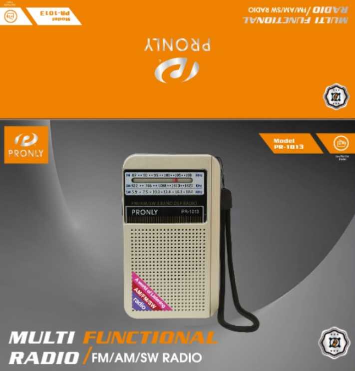 Επαναφορτιζόμενο ραδιόφωνο mini - PR-1013 - 010139 - Black