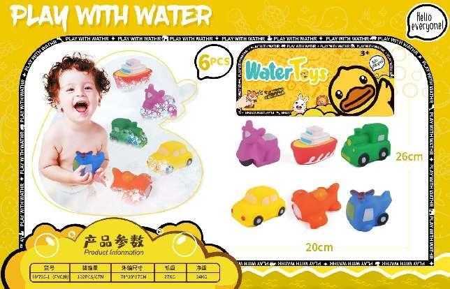 Σετ βρεφικά παιχνίδια μπάνιου - Water Toys - 6pcs - HY795-1 - 308136 - iThinksmart.gr