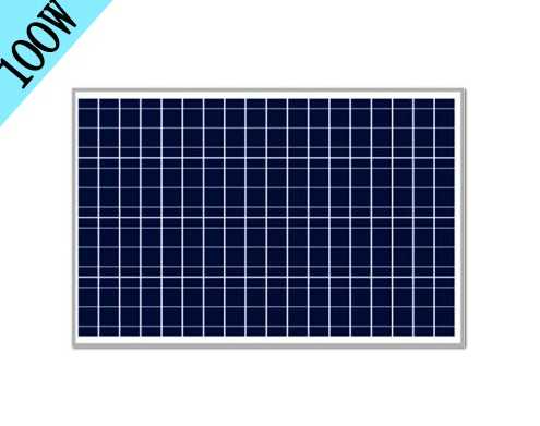 Monocrystalline solar panel - Solar Panel - 100W - 602234
