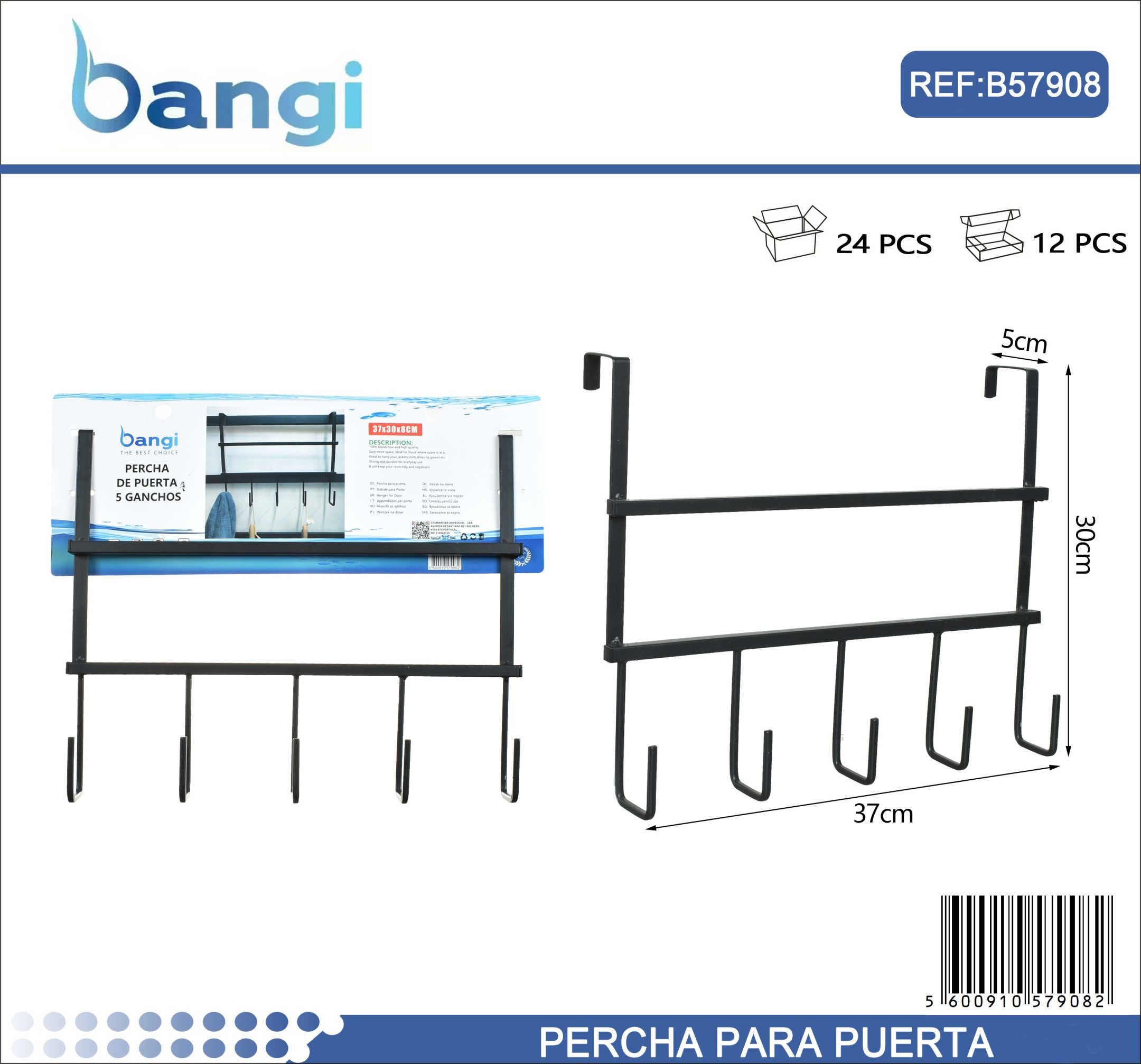 Metal door hanger 5 positions - 57908