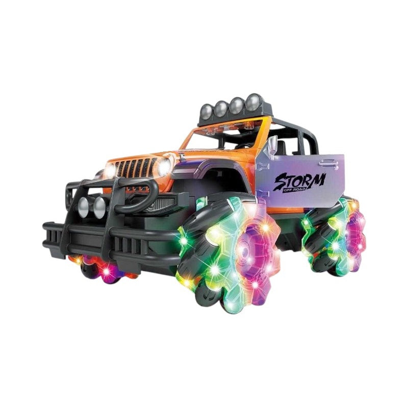 Remote control car Jeep with lights - T9018A-1:14 - 502175