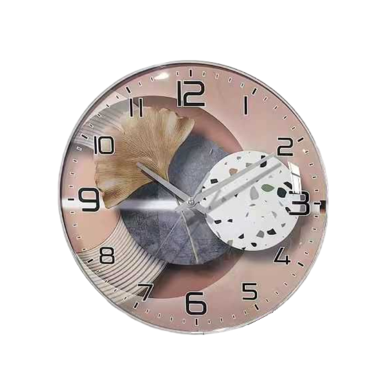Wall clock - FHS-B635-11 - 505107 - Pink