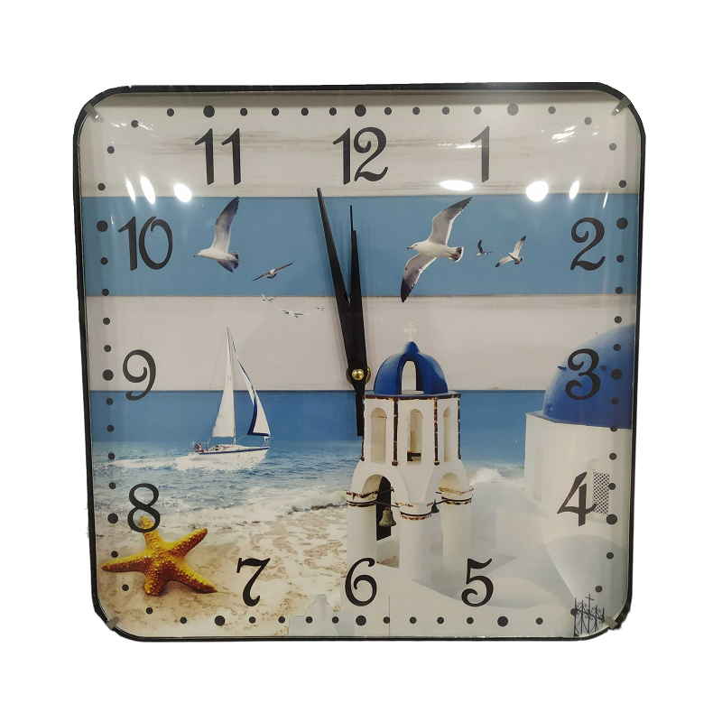 Wall clock - FHS-235-33 - 505145 - Blue/White_2
