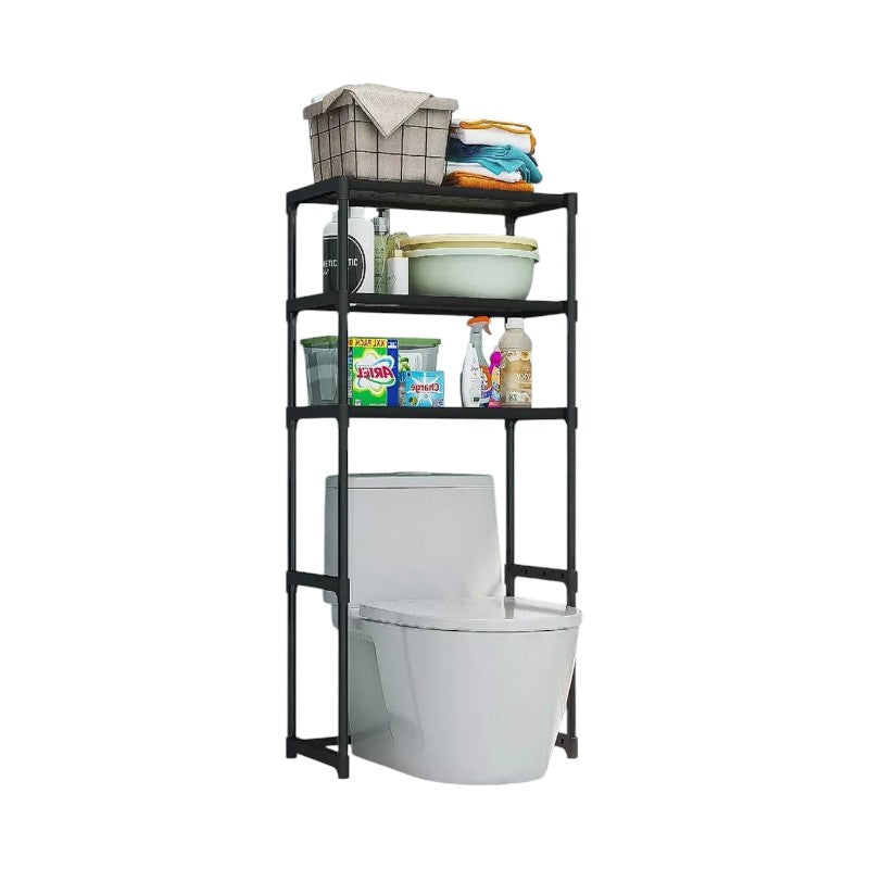 Επιδαπέδια ραφιέρα μπάνιου - YX9109-3 - 521636 - Black