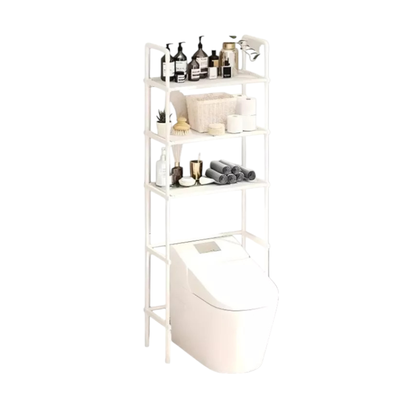 Floor-standing bathroom shelf - TM070 - 521872 - White