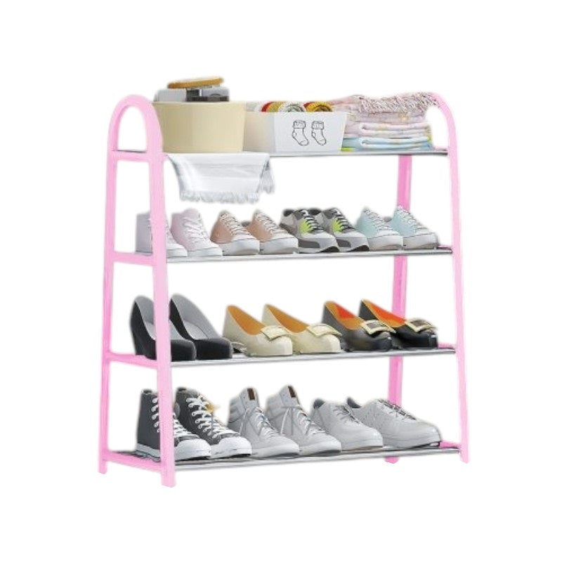 4-tier shoe rack - YH8810-4 - 55x63x28cm - 522435 - Pink