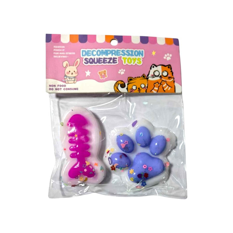 Antistress Squishy Foot - Set of 16pcs - GA524-12 - 524129