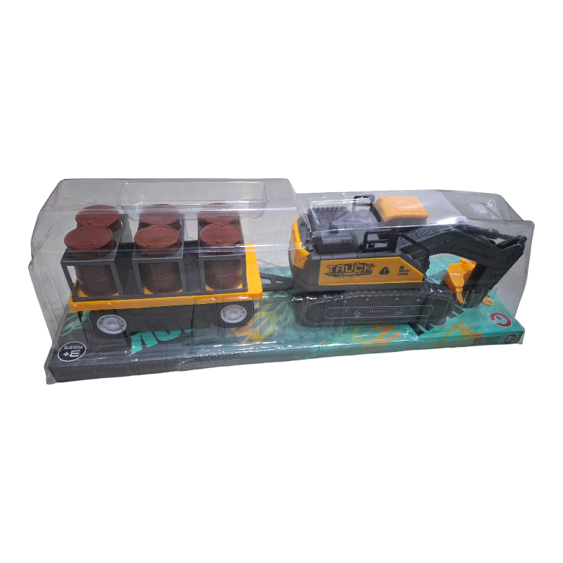 Children's vehicle with accessories - Excavator - 99853-4 - 524156