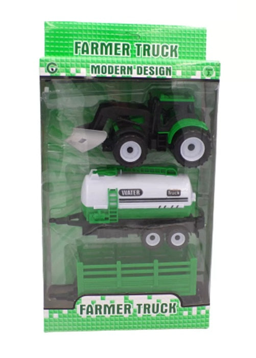 Farm vehicle set with accessories - 9978-20A - 524175
