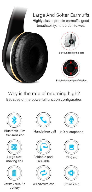 Ασύρματα ακουστικά - Headphones - Τ5 - 540054 - White