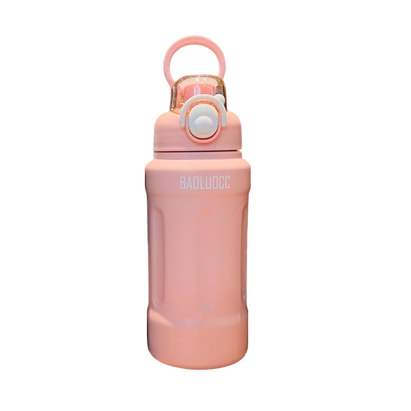 Portable thermos flask - L8697 - 600ml - 541121 - Pink