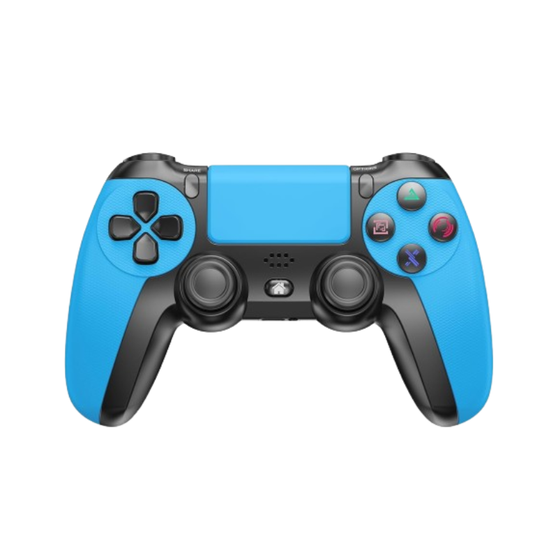 Wireless Gaming Controller for PS4 and PC - CM-048 - 542327 - Black/Light Blue