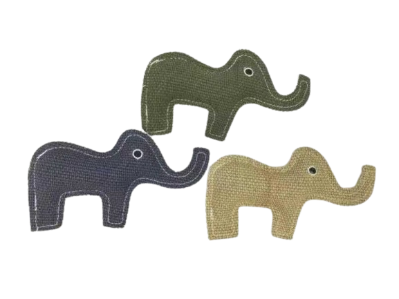 Υφασμάτινο παιχνίδι σκύλου ελεφαντάκι - 8x16cm - 12pcs - 550840