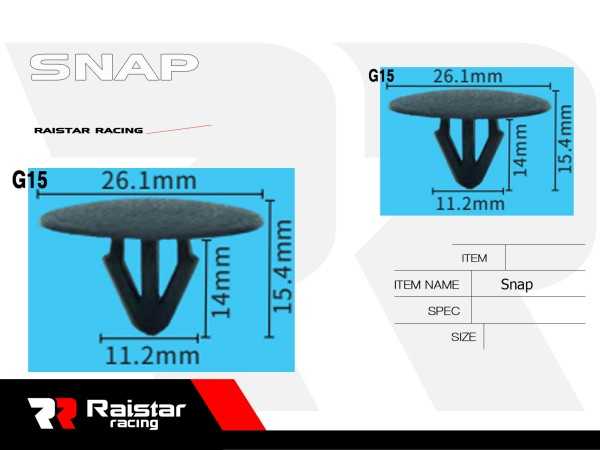 Σετ συνδετήρες αυτοκινήτου - 10pcs - R-F16101-09 - 180869 - iThinksmart.gr