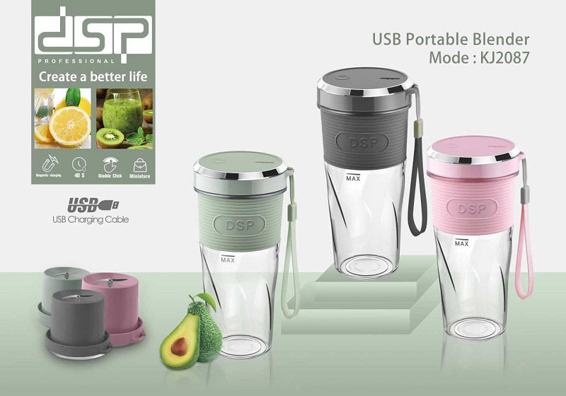 Portable Hand Blender - KJ2087 - DSP - Green - 560522