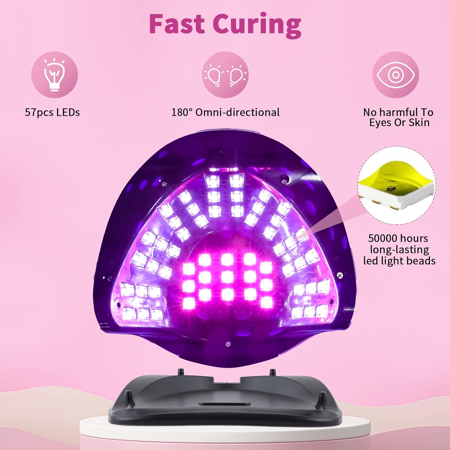 Φουρνάκι νυχιών UV/LED - SUN2 PRO C- 268W - 581818 - Gold/Pink - iThinksmart.gr