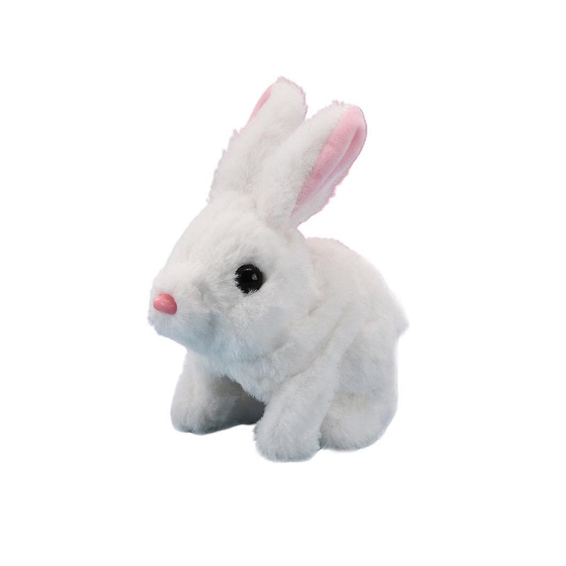 Plush bunny with movement and sound - 5437 - 585076 - White