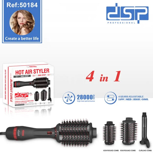 Ηλεκτρική βούρτσα μαλλιών - 50184 - 3in1 - DSP - 615426