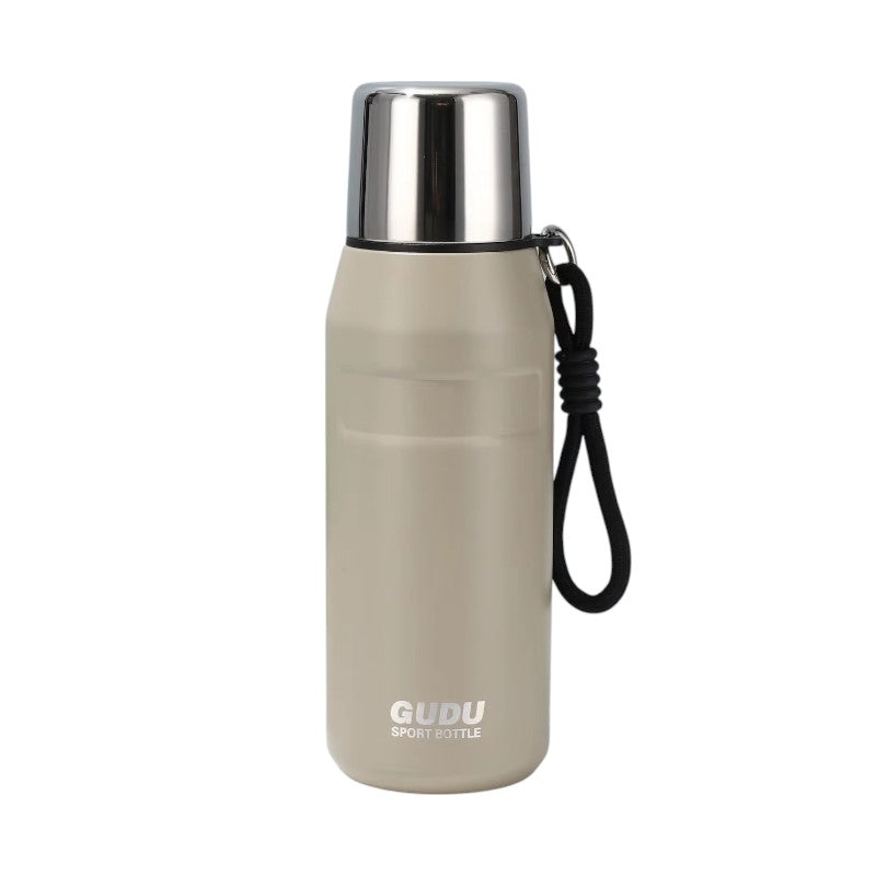 Portable thermos flask - 650ml - 616243 - Beige