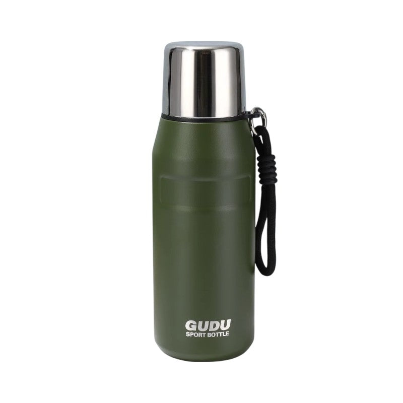 Portable thermos flask - 650ml - 616243 - Green