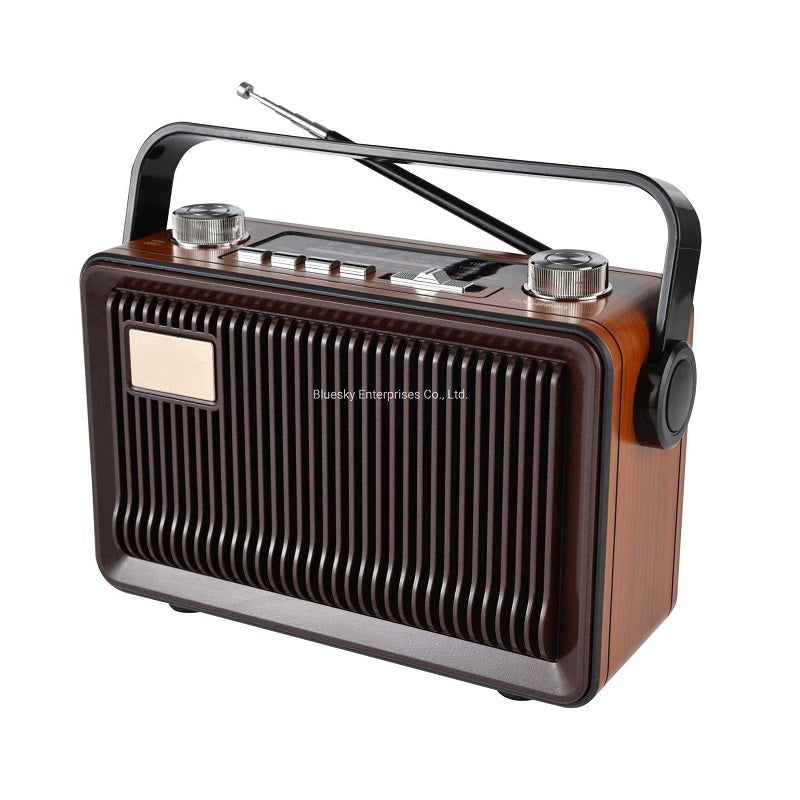 Retro Rechargeable Radio - PX-86BT - 617163 - Brown