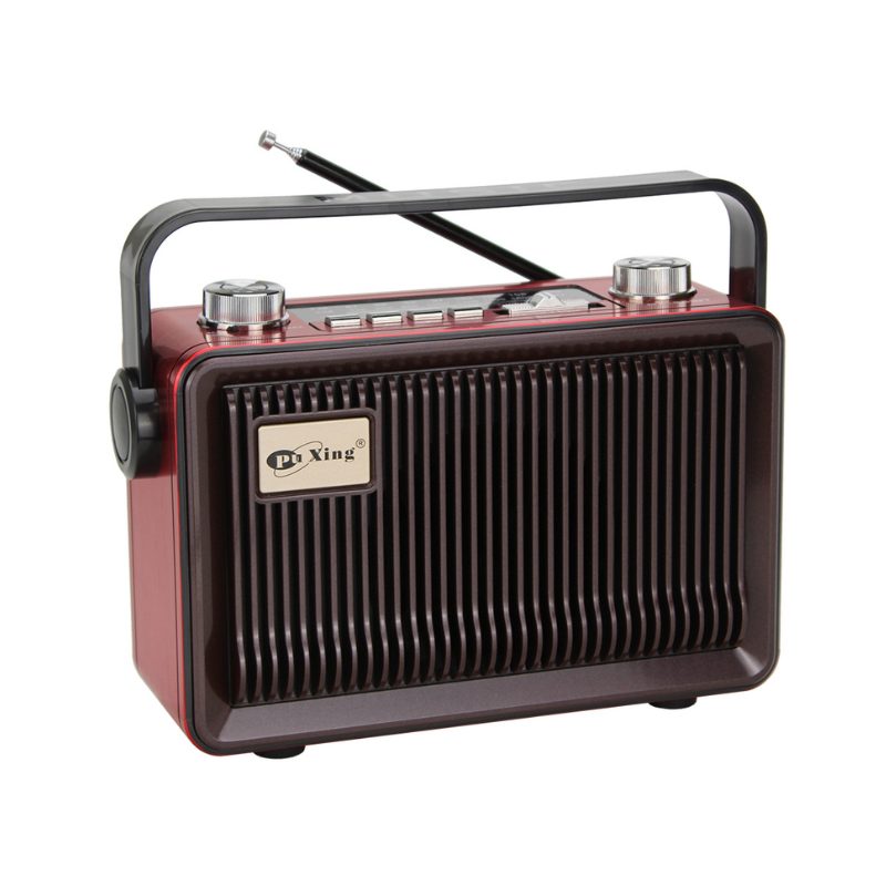 Επαναφορτιζόμενο ραδιόφωνο Retro - PX-86BT - 617163 - Red