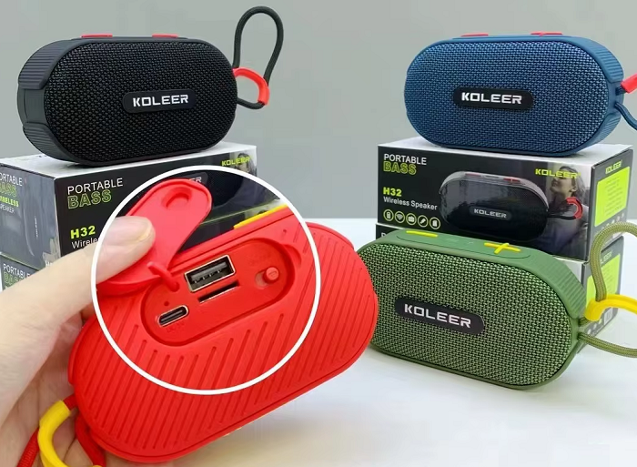 Ασύρματο ηχείο Bluetooth - H32 - 621514 - Red