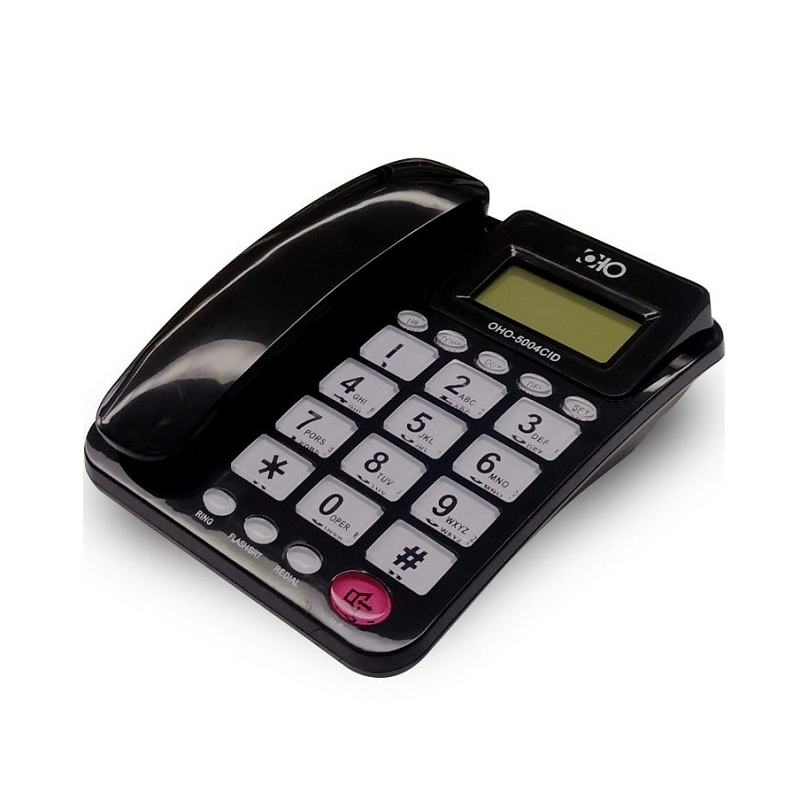 Corded landline telephone - OHO-5004 - 650044 - Black