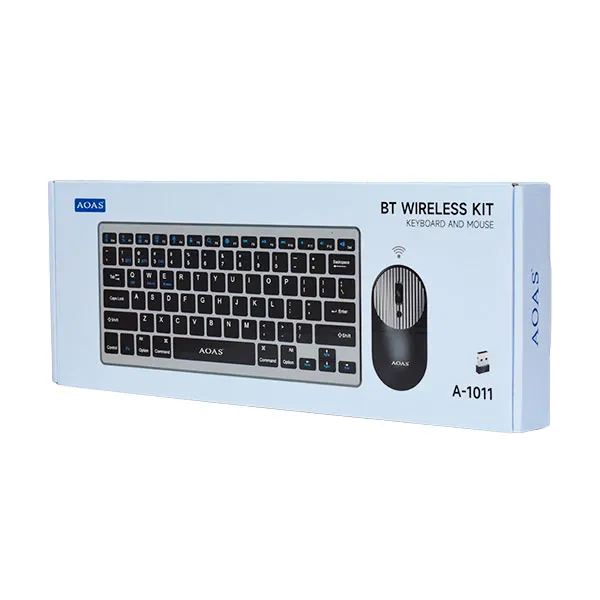 Wireless PC Keyboard and Mouse - A1011 - AOAS - 654825