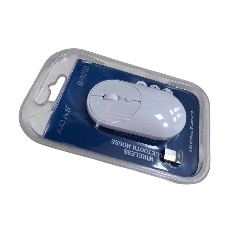 Wireless PC mouse - B1010 - AOAS - 654863 - White