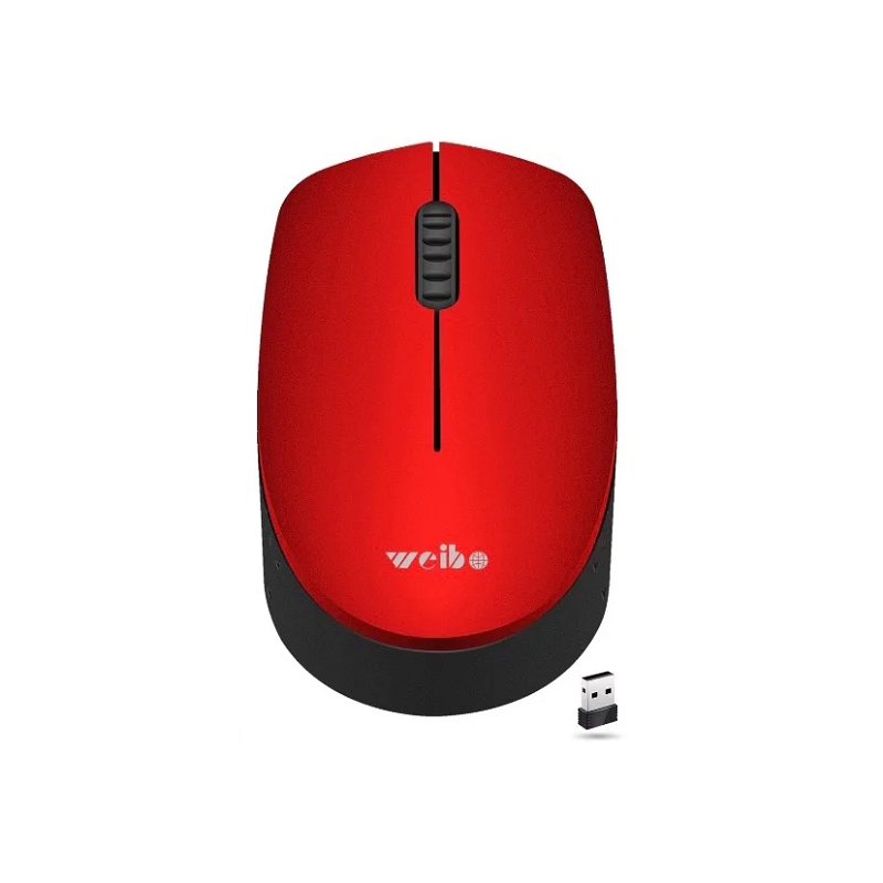 Wireless PC Mouse - RF6300 - Weibo - 656300 - Red