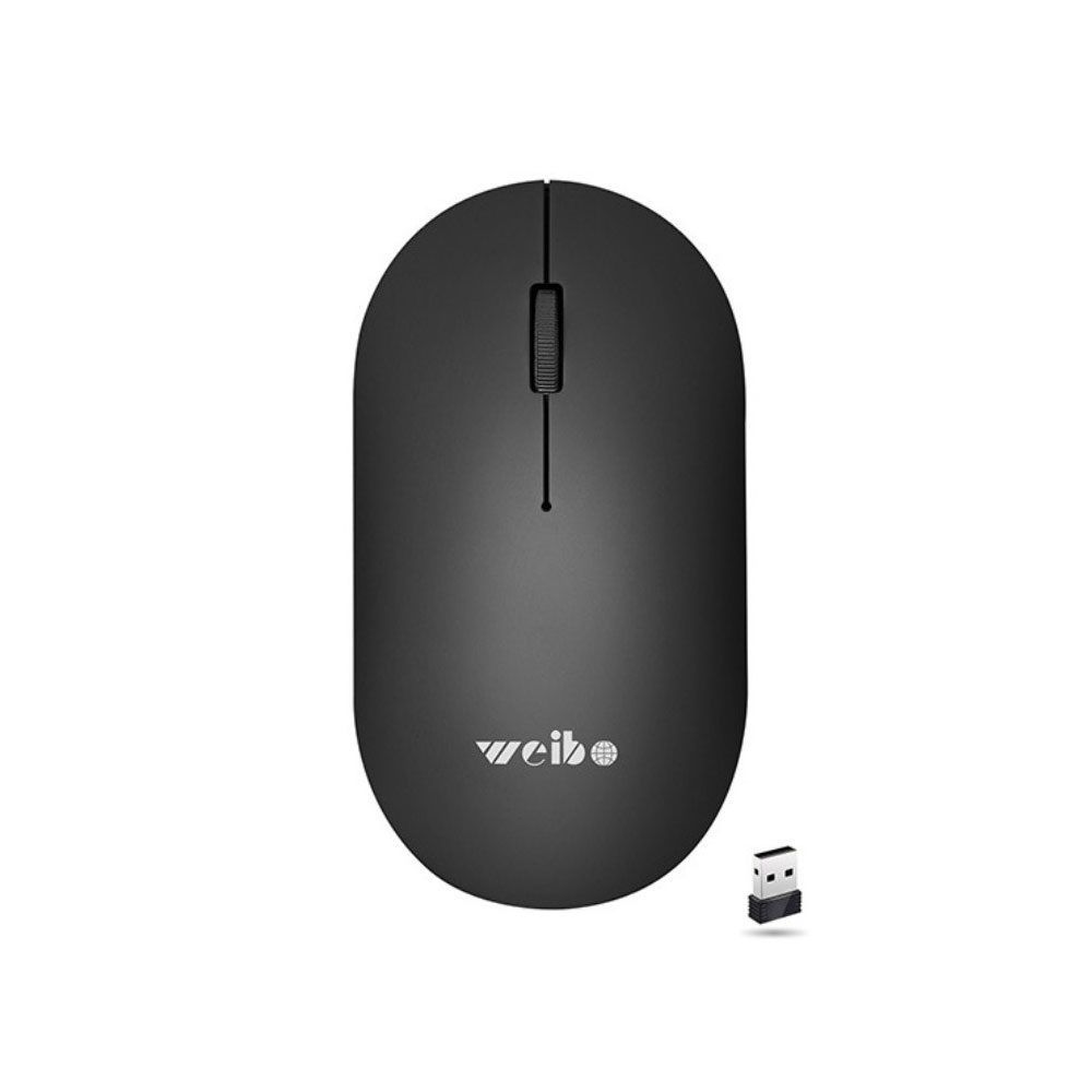 Wireless PC Mouse - RF6500 - Weibo - 656508 - Black