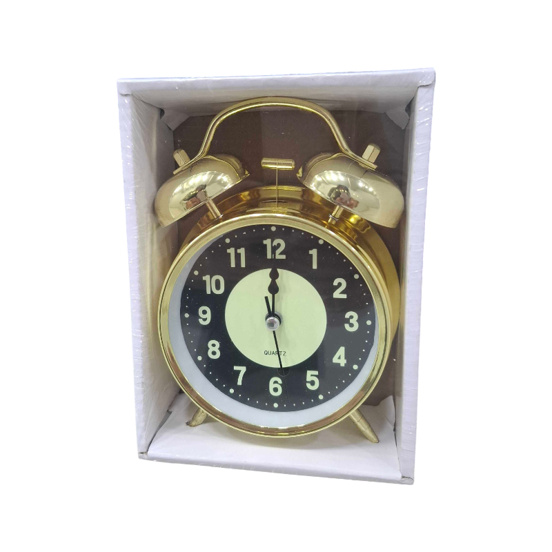 Table clock - Alarm clock - 668-53 - 668533 - Gold