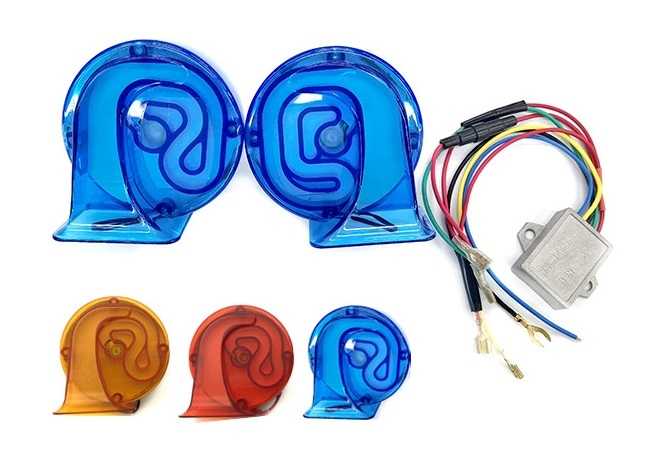 Vehicle horn - Snail Horn - 1801504/12 - 180440 - Blue