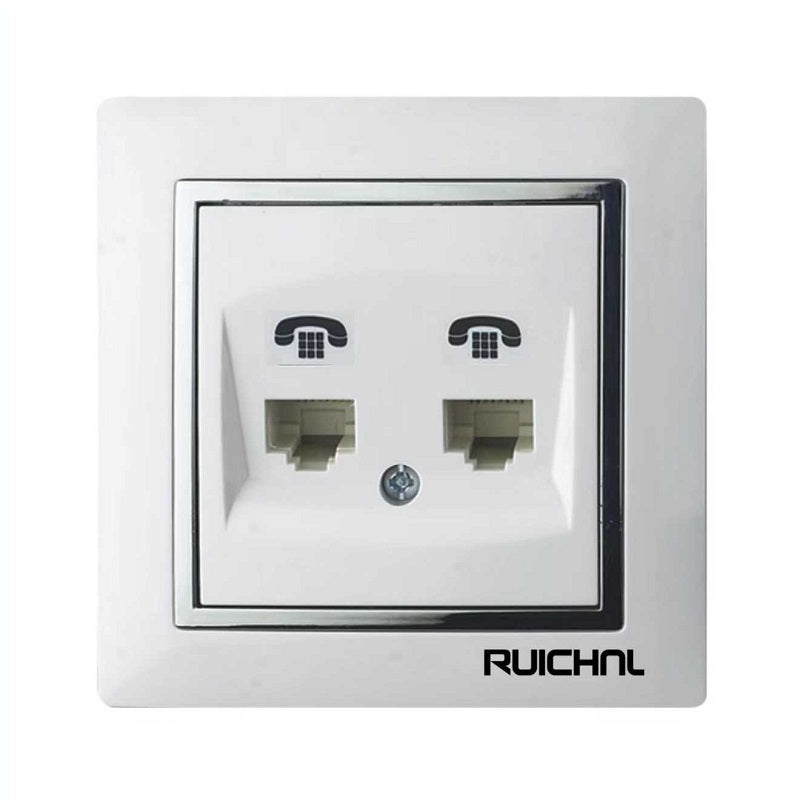 Telephone line socket double - Sinker - RC3618-RJ11 - 674967